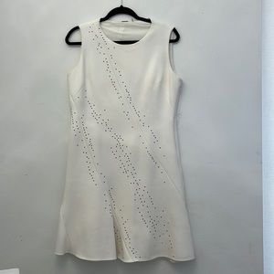 Elie Tahiti Dress with gun metal appliqué dot studs